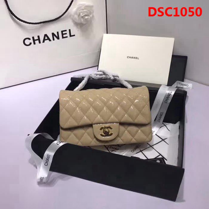 香奈兒CHANEL 升級版A1116小羊皮金銀鏈條單肩斜挎包 DSC1050