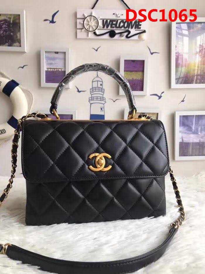 香奈兒CHANEL 92236 2018秋冬小羊皮手提肩背斜背鏈條包 DSC1065