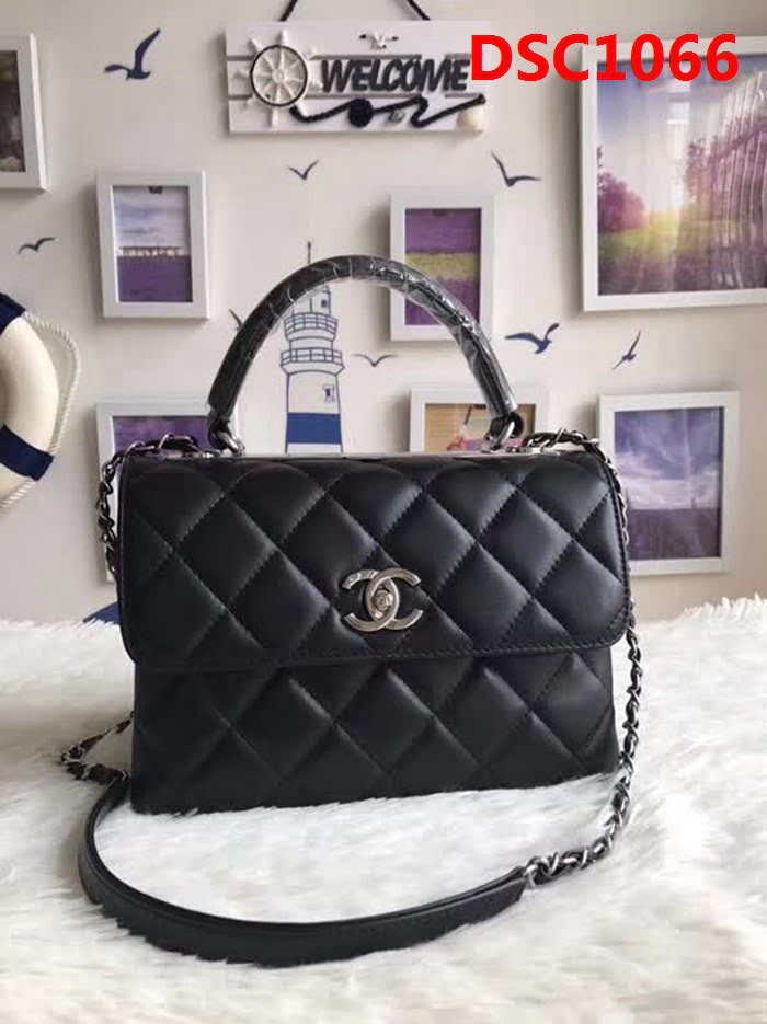香奈兒CHANEL 92236 2018秋冬小羊皮手提肩背斜背鏈條包 DSC1066