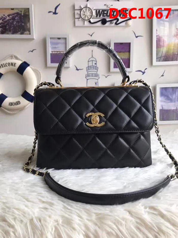 香奈兒CHANEL 92236 2018秋冬小羊皮手提肩背斜背鏈條包 DSC1067