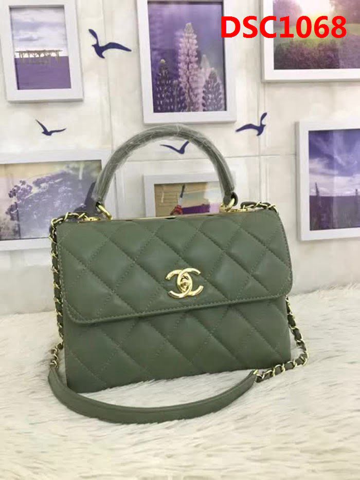 香奈兒CHANEL 92236 2018秋冬小羊皮手提肩背斜背鏈條包 DSC1068