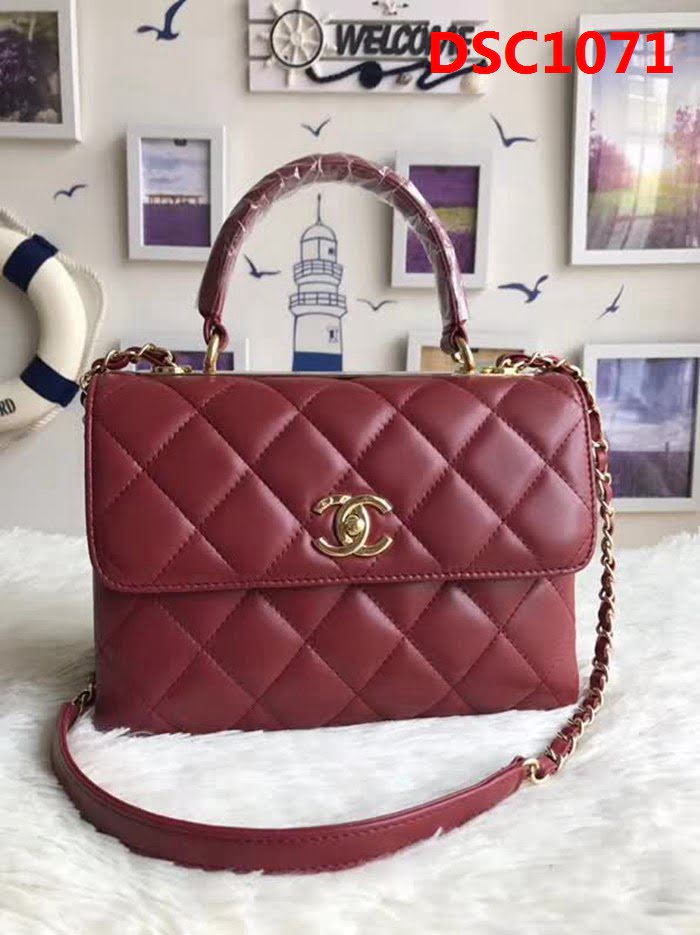 香奈兒CHANEL 92236 2018秋冬小羊皮手提肩背斜背鏈條包 DSC1071