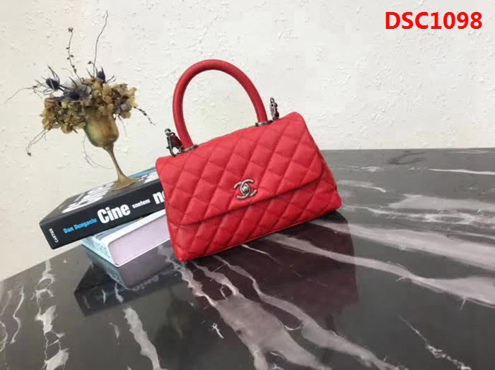 香奈兒CHANEL小號Chanel Coco handle全新頂級翻蓋單肩鏈條手柄包 肩帶可拆卸 DSC1098