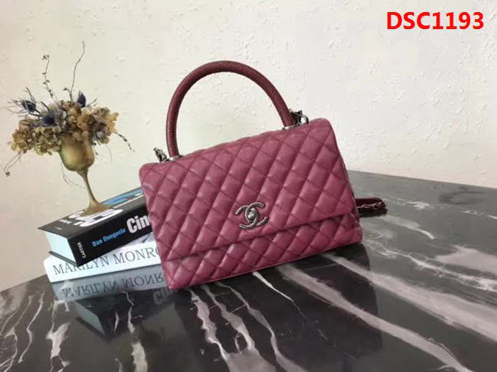 香奈兒CHANEL中號Chanel Coco handle全新頂級翻蓋單肩鏈條手柄包 肩帶可拆卸DSC1193