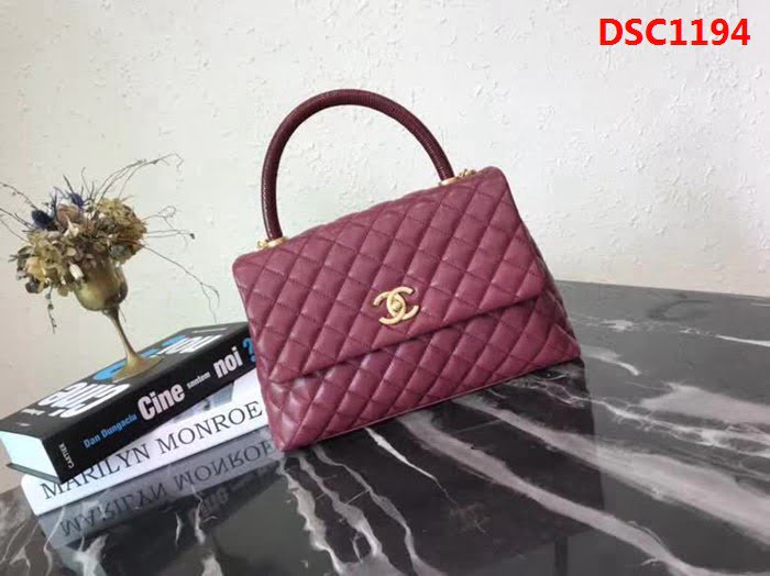 香奈兒CHANEL大號Chanel Coco handle全新頂級翻蓋單肩鏈條手柄包 肩帶可拆卸DSC1194