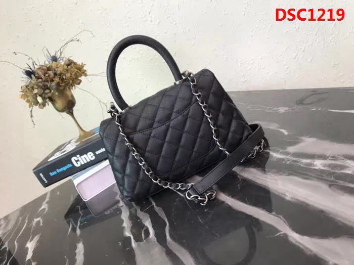 香奈兒CHANEL小號Chanel Coco handle全新頂級翻蓋單肩鏈條手柄包DSC1219