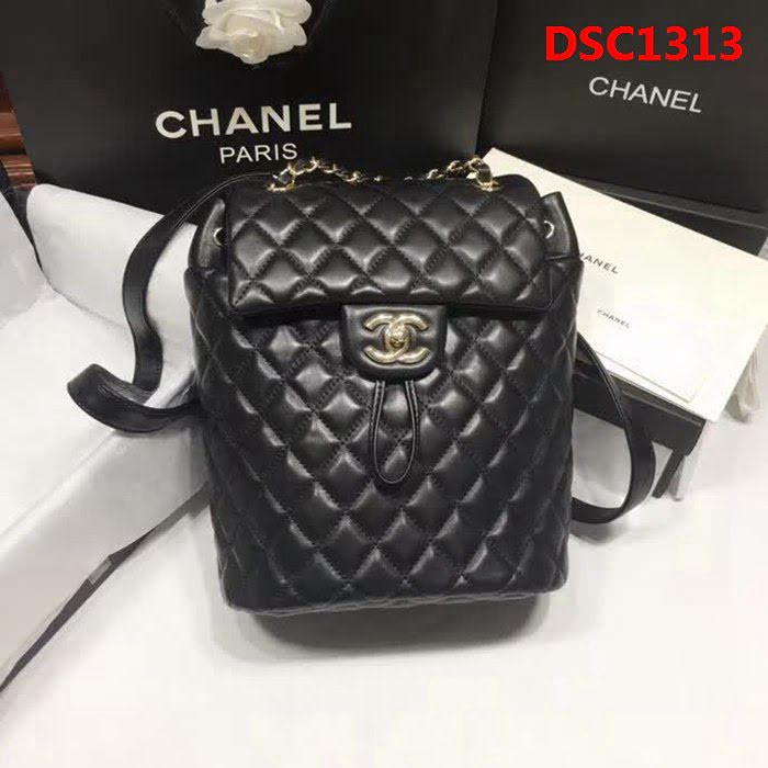 香奈兒CHANEL 中號91121Backpack全羊皮製作雙肩背包 DSC1313