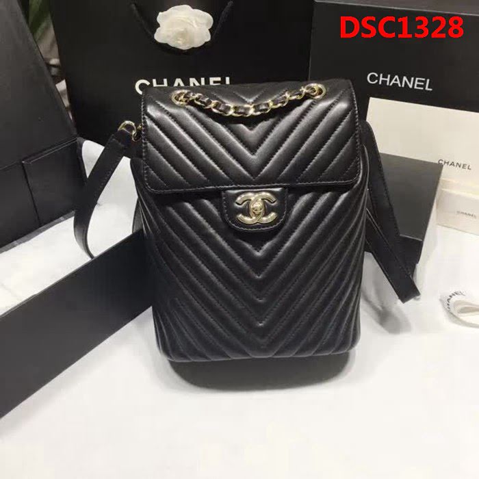 香奈兒CHANEL 原版複刻91122 V線背包Backpack 時尚雙肩包 DSC1328