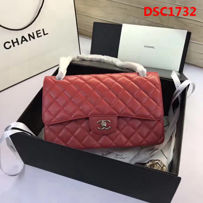 香奈兒CHANEL 升級版A1113全新經典小羊皮金銀鏈條單肩斜挎包 DSC1732