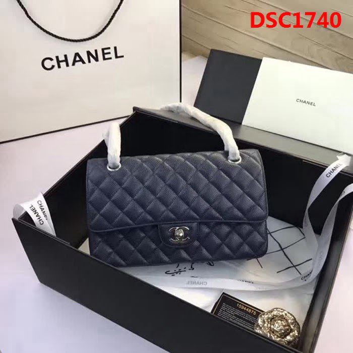 香奈兒CHANEL 升級版A1112全新經典小羊皮金銀鏈條單肩斜挎包 DSC1740