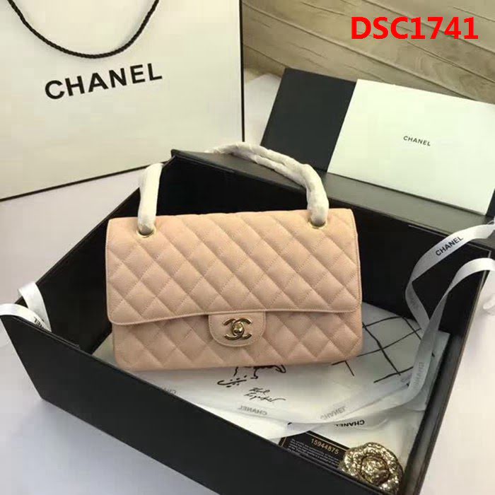 香奈兒CHANEL 升級版A1112全新經典小羊皮金銀鏈條單肩斜挎包 DSC1741