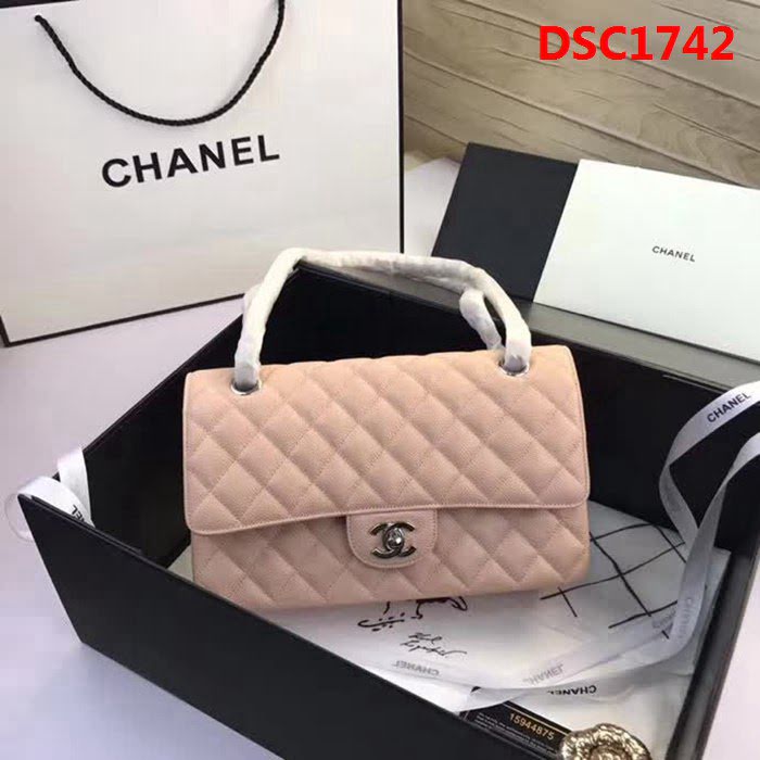 香奈兒CHANEL 升級版A1112全新經典小羊皮金銀鏈條單肩斜挎包 DSC1742