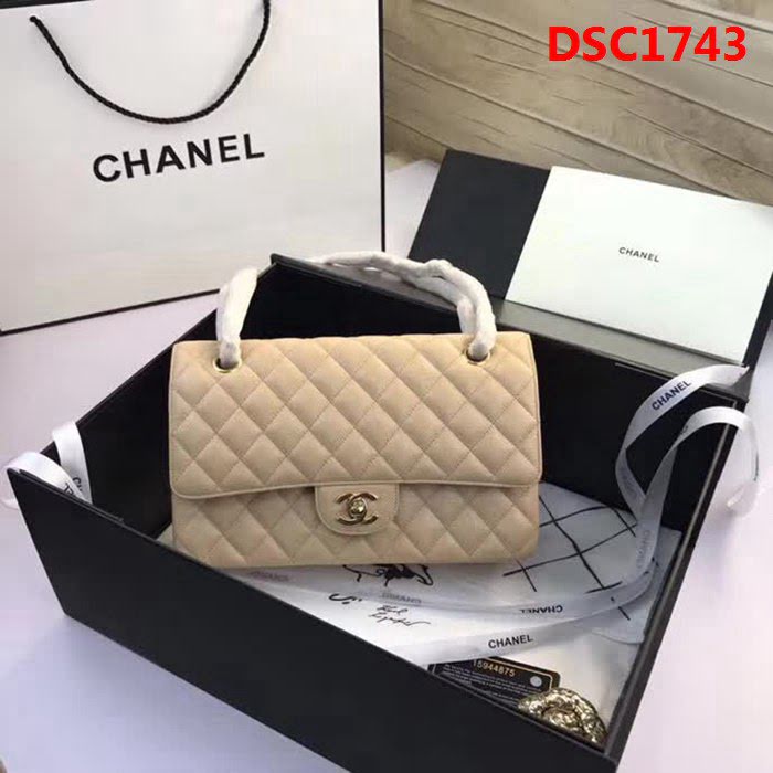 香奈兒CHANEL 升級版A1112全新經典小羊皮金銀鏈條單肩斜挎包 DSC1743