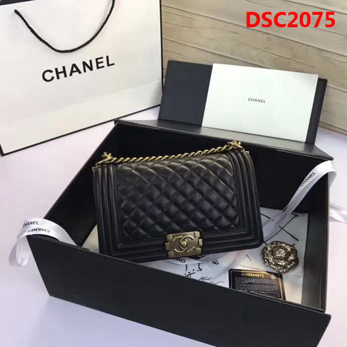 香奈兒CHANEL A67086菱格原版羊皮單肩斜挎鏈條包 DSC2075