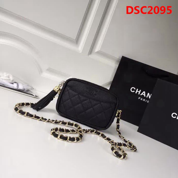 香奈兒CHANEL CHANE牛皮鏈條相機包 復古相機包DSC2095