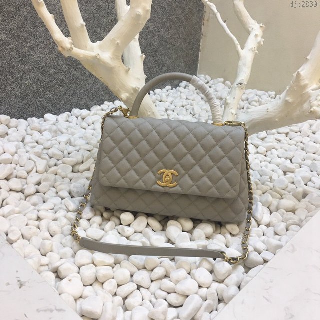 Chanel女包 92992# 2019最新棱格新顏色 香奈兒單手挽手提單肩包 香奈爾蜥蜴紋手挽包 Chanel斜挎包  djc2839