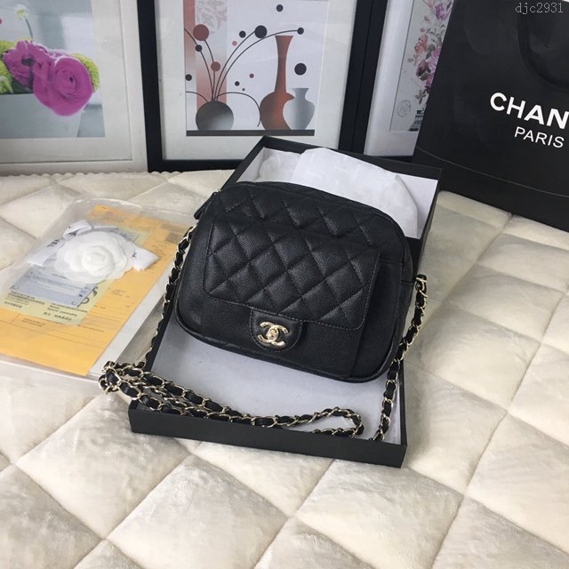 Chanel女包 S0006# 2019年第二款新款相機包 簡單時尚 香奈兒斜挎包 Chanel相機包  djc2931