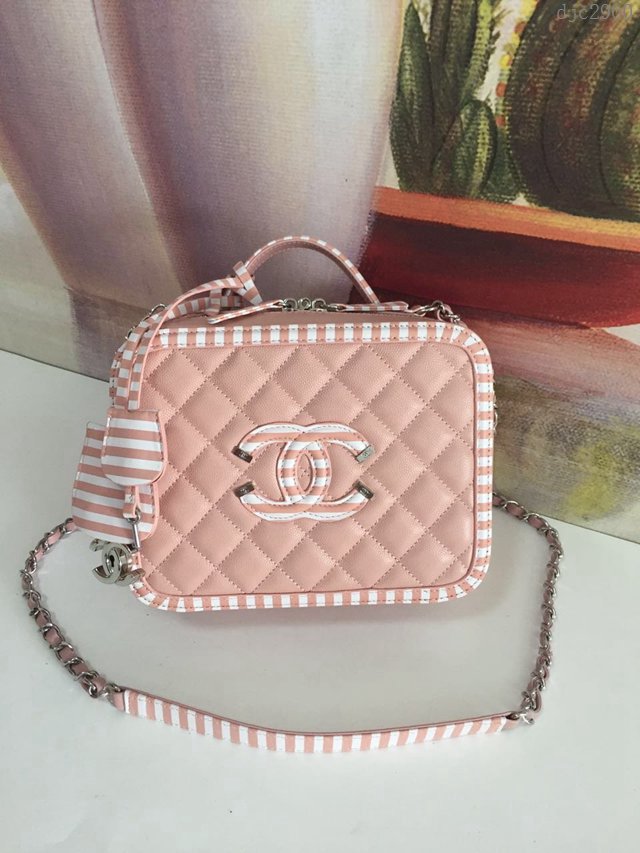 Chanel女包 93342化妝包 魚子醬牛皮 香奈兒化妝包 Chanel手提斜挎包  djc2960