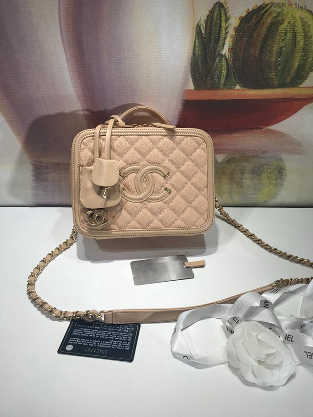 Chanel女包 93342化妝包 魚子醬牛皮 香奈兒化妝包 Chanel手提斜挎包  djc2963