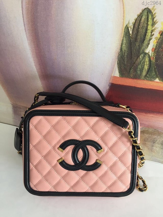 Chanel女包 93342化妝包 魚子醬牛皮 香奈兒化妝包 Chanel手提斜挎包  djc2964
