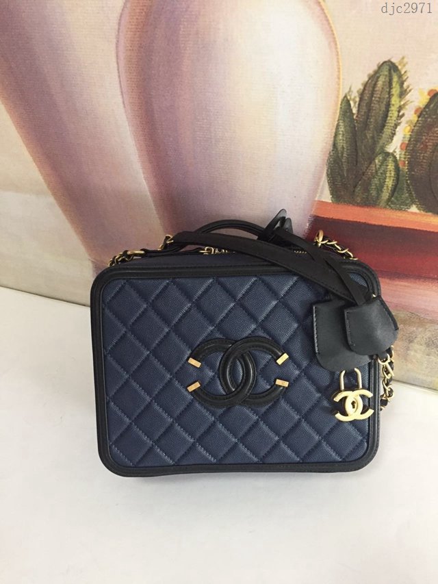 Chanel女包 93342化妝包 魚子醬牛皮 香奈兒化妝包 Chanel手提斜挎包  djc2971
