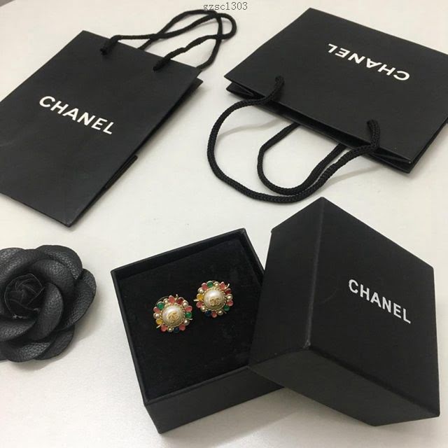 chanel耳環 19New arrival重工 超級壓軸款 香奈兒耳環  gzsc1303
