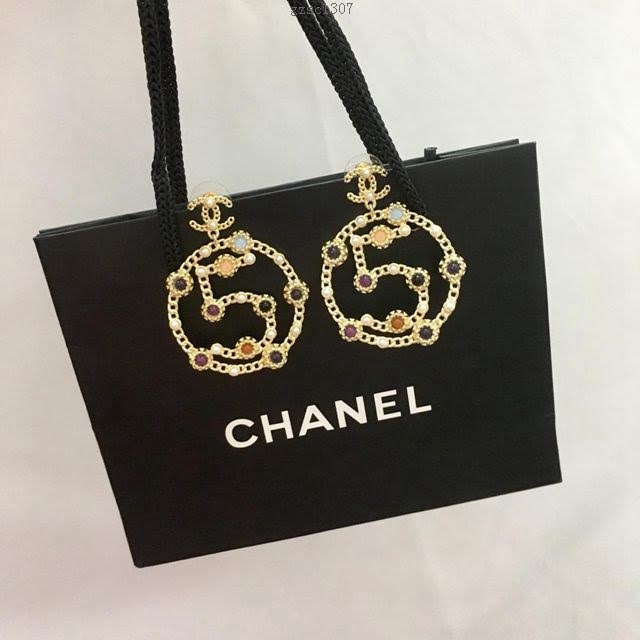 chanel耳環 19New arrival重工 超級壓軸款 香奈兒耳環  gzsc1307