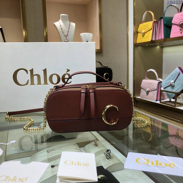 Chloe女包 克洛伊經典C Bag鏈條相機包 Chole手提肩背斜挎包  jjh1223