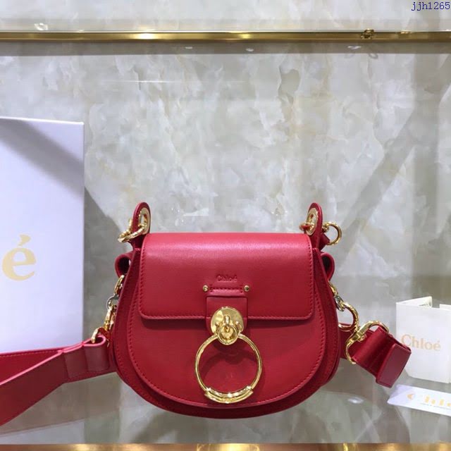 Chloe女包 克洛伊經典Tess圓環小號手袋馬鞍包 Chole肩背斜挎包  jjh1265