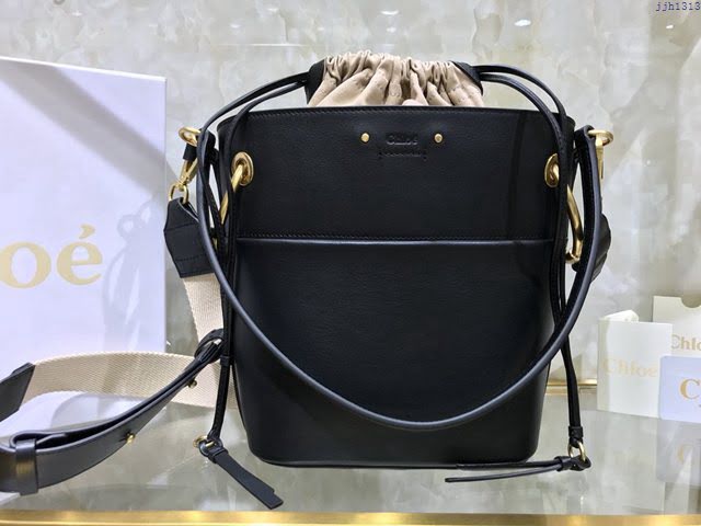 Chloe女包 克洛伊經典Roy抽繩圓環大號水桶包 Chole手提肩背斜挎包  jjh1313