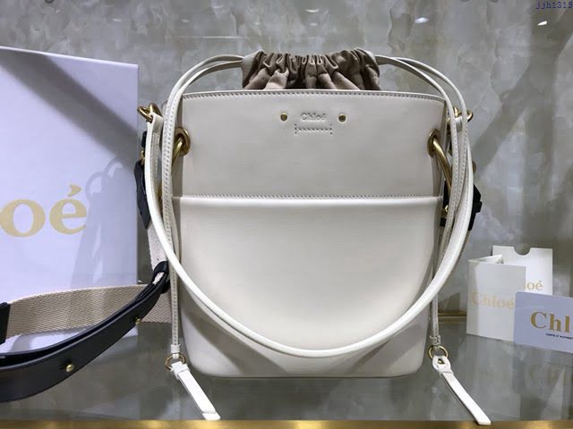 Chloe女包 克洛伊經典Roy抽繩圓環大號水桶包 Chole手提肩背斜挎包  jjh1315