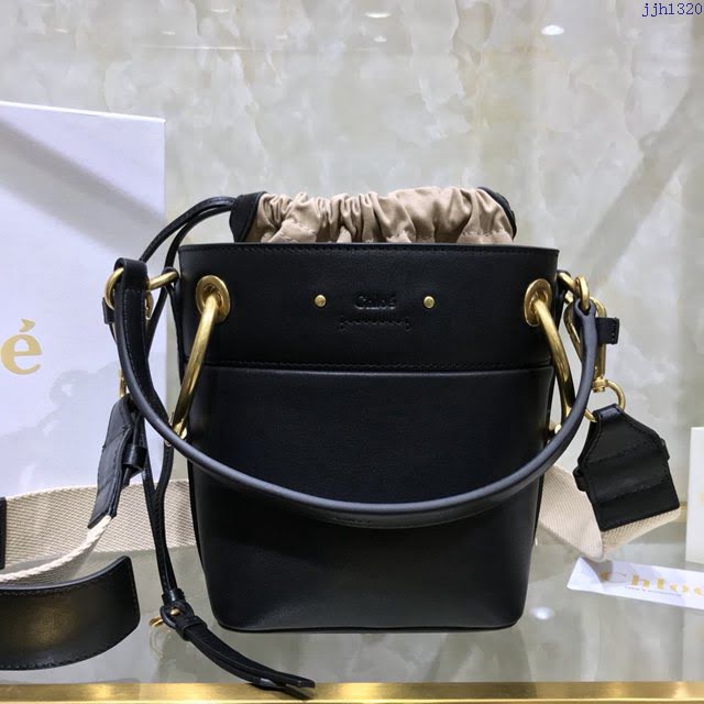 Chloe女包 克洛伊經典Roy抽繩圓環小號水桶包 Chole手提肩背斜挎包  jjh1320
