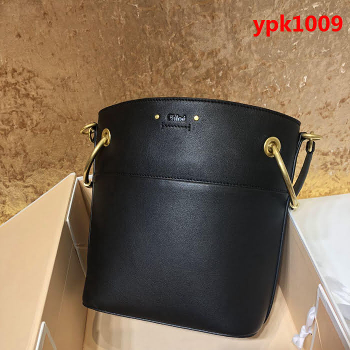 Chloe克洛伊 最新 進口小牛皮Roy系列 小號水桶包  ypk1009