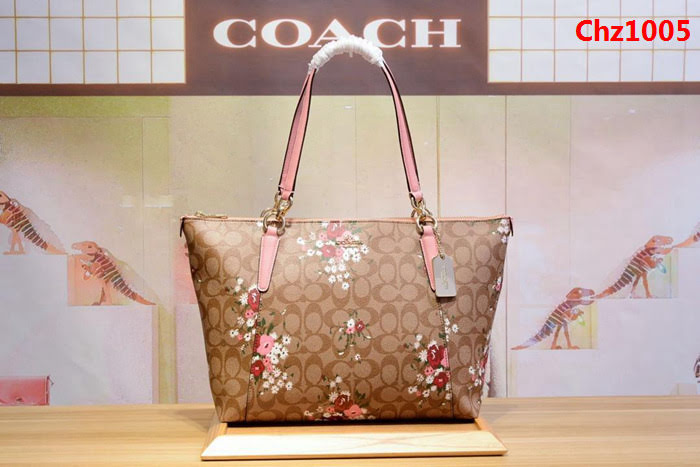 COACH蔻馳 原單 30247 2018新款 印花手提單肩購物袋  Chz1005