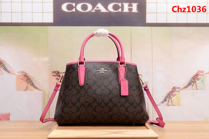 COACH蔻馳 最新款 C家戴妃拼色 單肩斜挎女包 F57492 今年的流行系列  Chz1036