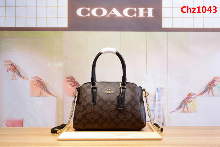 COACH蔻馳 F29434 新款PVC 小號戴妃包 手提單肩斜挎包  Chz1043