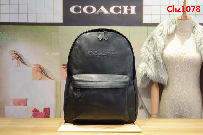COACH蔻馳 專櫃原單 全頭層牛皮 72120 男款雙肩包 鹿晗同款  Chz1078