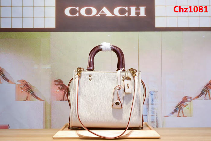 COACH蔻馳 54536 超級實用性 顆粒紋頭層牛皮  Chz1081