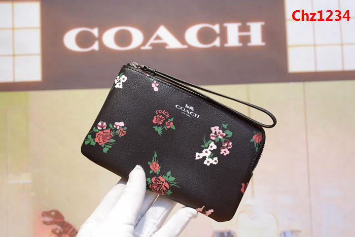 COACH蔻馳 原單 26291 新款花 女士手挽錢包  Chz1234