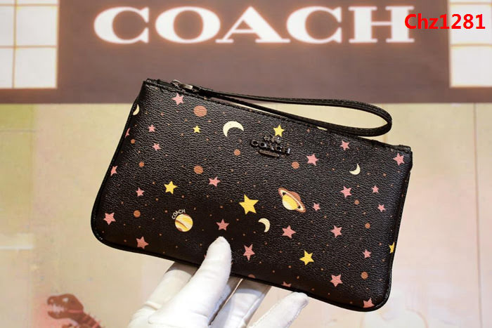 COACH蔻馳 原單 專櫃新款 29418 手挽包 白色櫻桃零錢包  Chz1281