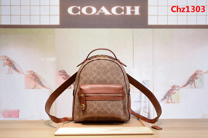 COACH蔻馳 原單coach 32754 新款 漸變色頭層牛皮雙肩包 pvc拼皮  Chz1303