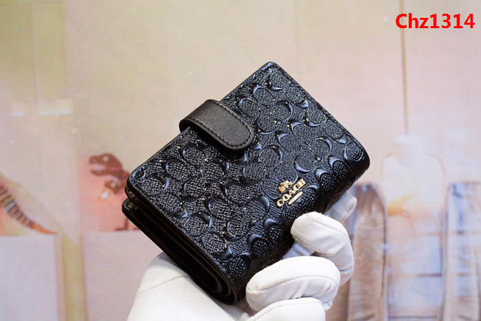 COACH蔻馳 新款壓花 53436 女士中款全皮錢包  Chz1314