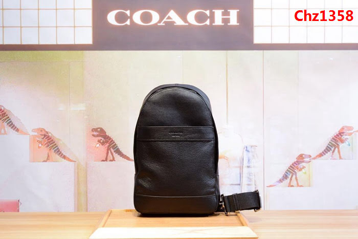 COACH蔻馳 男士運動休閒胸包 54770 潮男必備款 頭層牛皮  Chz1358
