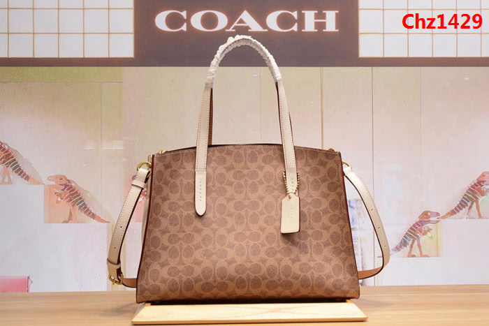 COACH蔻馳 家多功能包 25137 進口頭層牛皮 手提斜挎包  Chz1429
