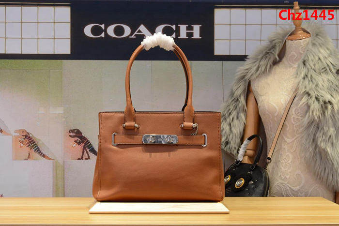COACH蔻馳 原單正品 36514 荔枝紋牛皮 手提女包  Chz1445