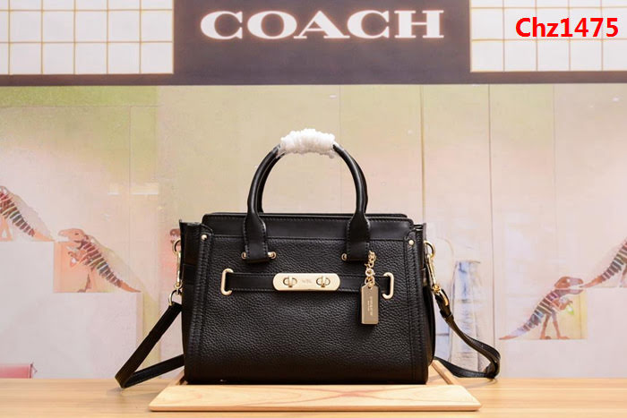 COACH蔻馳 代購正品 34816原單 全頭層牛皮 肩背斜挎包  Chz1475