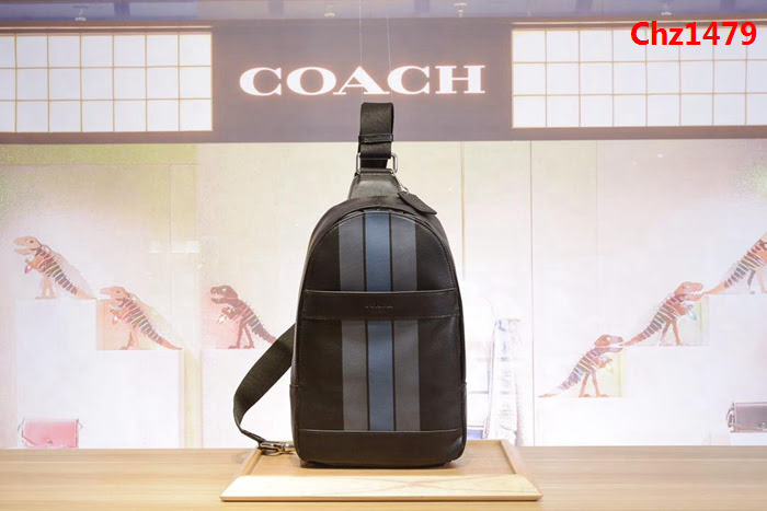 COACH蔻馳 72226 全皮胸包 時尚經典 單肩包 男女同款  Chz1479