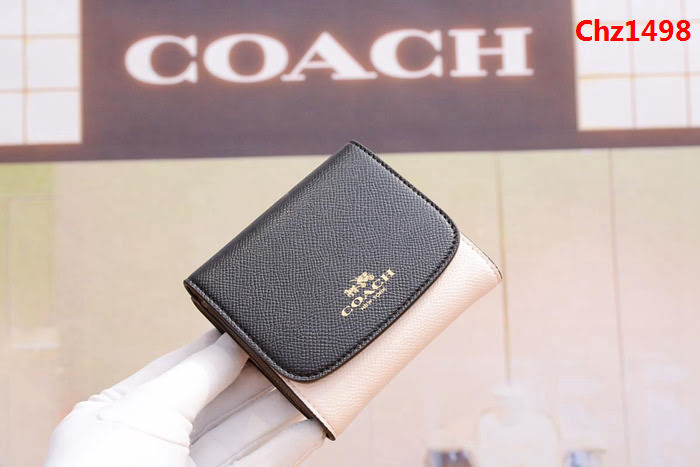COACH蔻馳 短款三折 大容量 女款錢包 53758  Chz1498