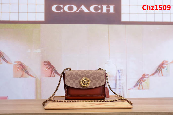COACH蔻馳 原單 29389 新款香香風迷你鏈條包 百搭款 可單肩斜挎  Chz1509