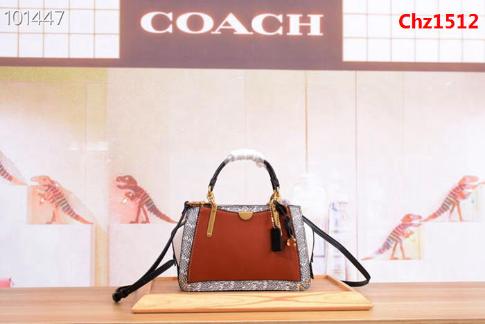 COACH蔻馳 37124 拼色 蛇皮細節DREAMER 21手袋 手提斜挎包  Chz1512